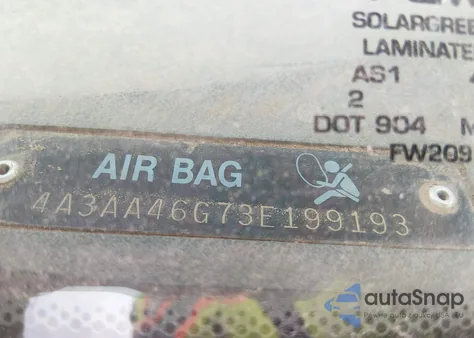 2003 Mitsubishi Galant Es/Ls z USA, uszkodzony, nr VIN 4A3AA46G73E199193